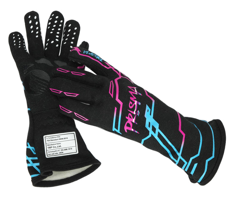drift handschuhe PRISMA NEON ARCADE FIA NOMEX RACING GLOVES – Prisma Lab