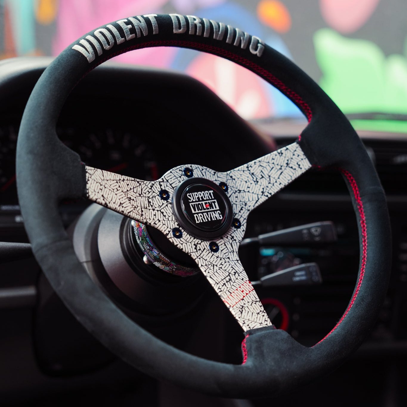 HARDCORE X PRISMA COLLABORATION STEERING WHEEL – Prisma Lab