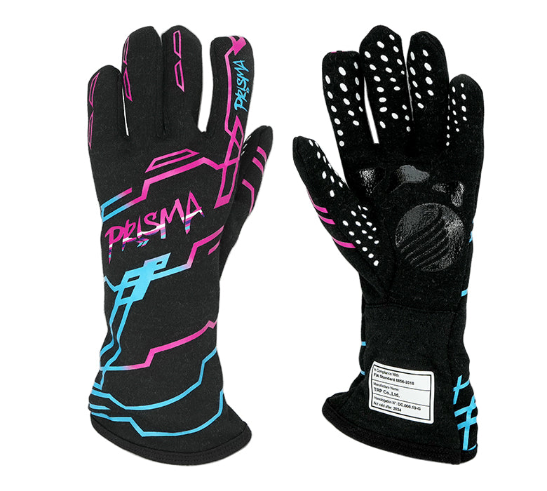 PRISMA NEON ARCADE FIA NOMEX RACING GLOVES