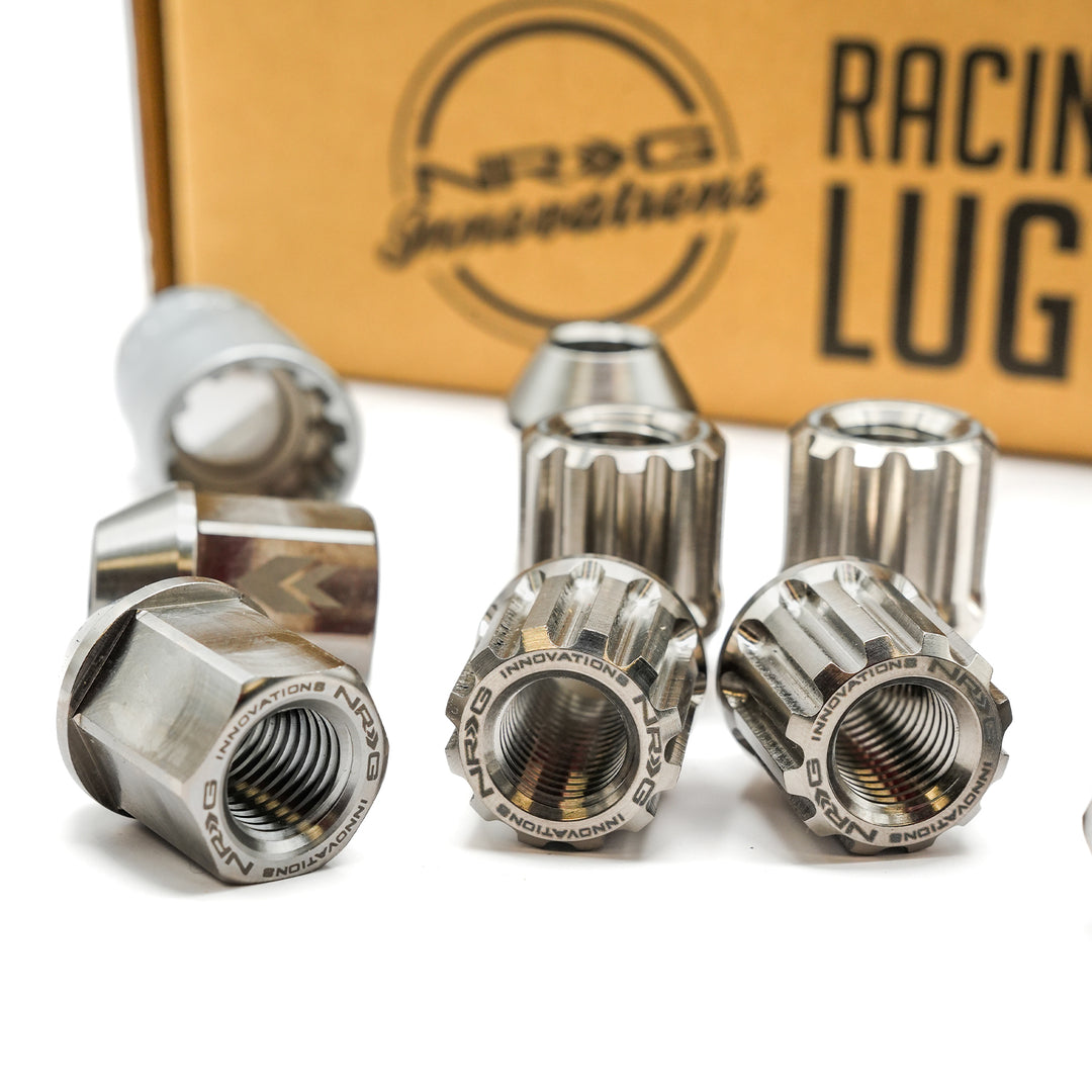 TITANUM SILVER LUG NUTS