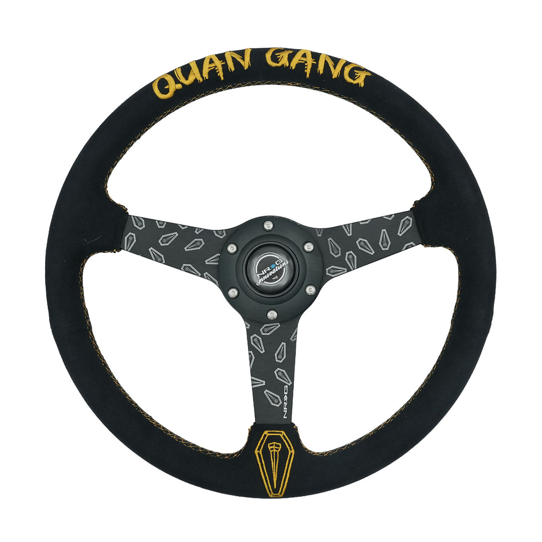 CALEB QUANBECK STEERING WHEEL