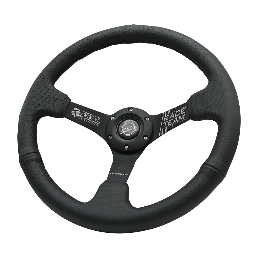 350MM DEEP DISH STEERING WHEEL FEAL RACE TEAM SPEC