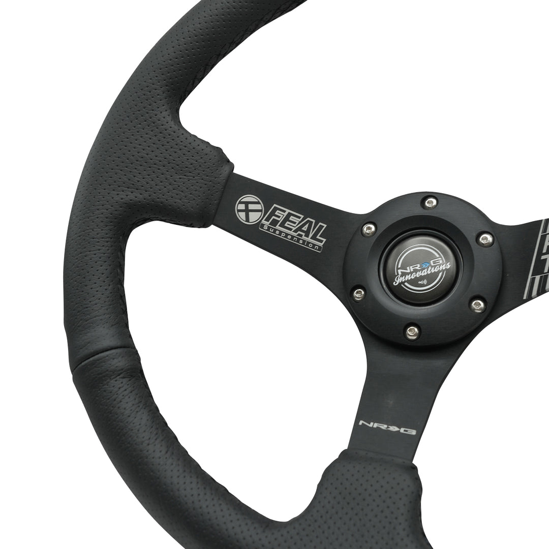 350MM DEEP DISH STEERING WHEEL FEAL RACE TEAM SPEC