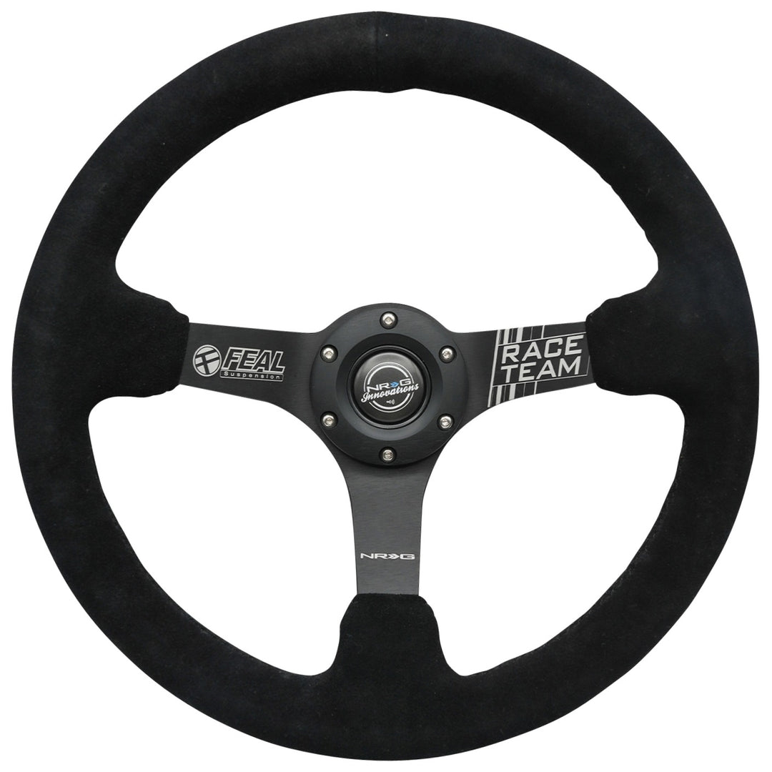 350MM DEEP DISH STEERING WHEEL FEAL RACE TEAM SPEC