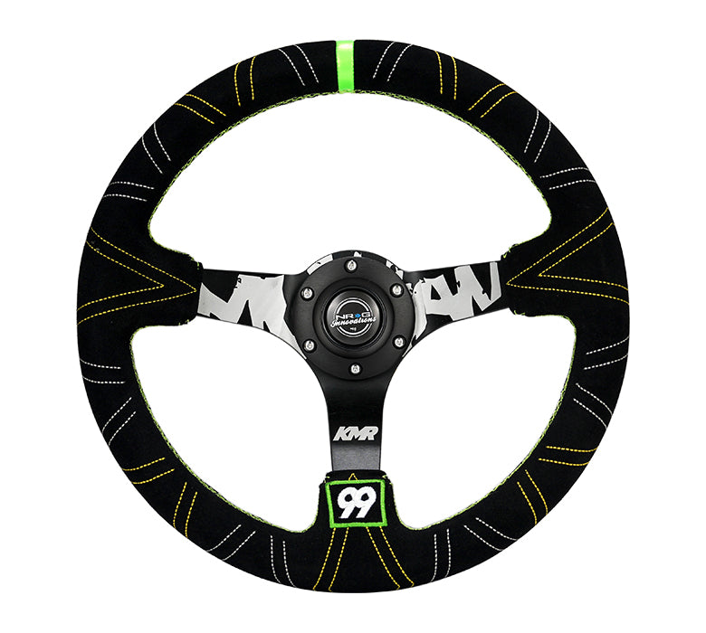 NRG Reinforced Steering Wheel (75mm Deep) - Kyle Mohan Edition - New