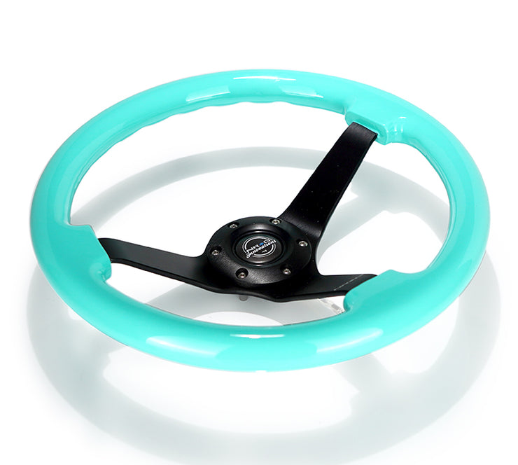 350MM DEEP DISH STEERING WHEEL WOODGRAIN