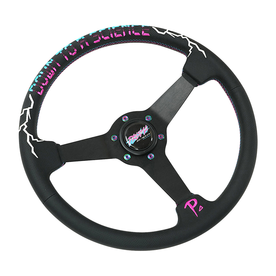 DOWN TO A SCIENCE STEERING WHEEL