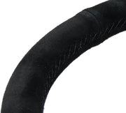 350MM FLAT STEERING WHEEL SUEDE