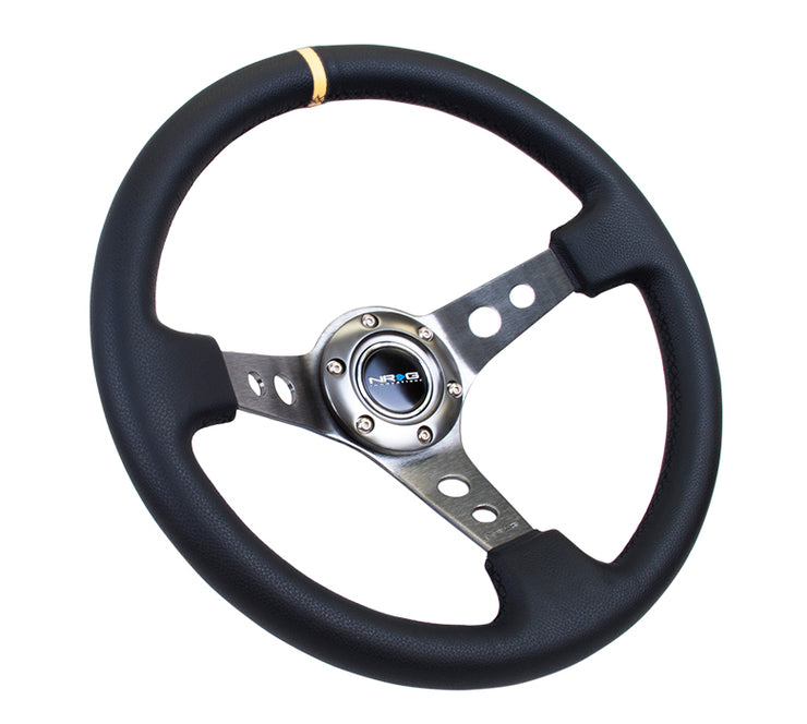 350MM 3" DEEP DISH WITH HOLES LEATHER